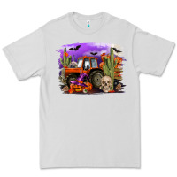 Dove Grey Halloween tractor Premium Tee - RanaPortraitStore