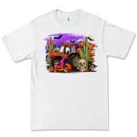 White Halloween tractor Premium Tee - RanaPortraitStore