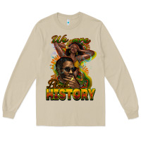 Mushroom We are Black History Long Sleeve Tee - HowdyJamesFarm