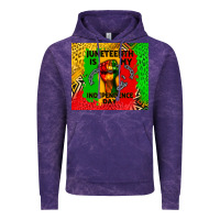 Cloud Purple juneteenth is my independence day Vintage Hoodie - CowGirlArtShop