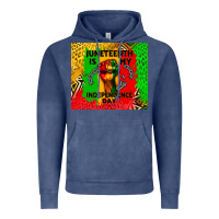 Vintage Denim juneteenth is my independence day Vintage Hoodie - CowGirlArtShop