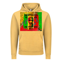 Vintage Mustard juneteenth is my independence day Vintage Hoodie - CowGirlArtShop