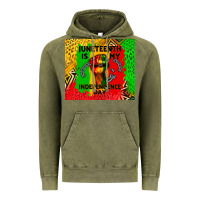 Vintage Olive juneteenth is my independence day Vintage Hoodie - CowGirlArtShop