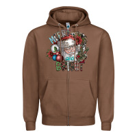 Chestnut merry and bright Zipper Hoodie - SublimationCraftShop