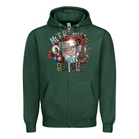 Sports Green merry and bright Zipper Hoodie - SublimationCraftShop