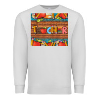 Dove Grey teacher and pens apples books leopard and tooled leather tumbler Premium Sweatshirt - Artiststas