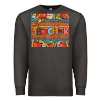 Smoke teacher and pens apples books leopard and tooled leather tumbler Premium Sweatshirt - Artiststas