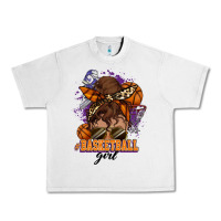 Lunar Rock Messy bun Basketball girl Urban Heavy Tee - HowdyJamesFarm