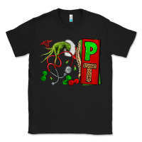 Black Christmas Character Nurse Classic Tee - NancyCooperArtShop