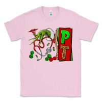 Bubblegum Pink Christmas Character Nurse Classic Tee - NancyCooperArtShop