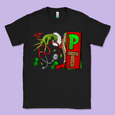 Christmas Character Nurse Classic Tee Designed By Nancycooperartshop