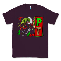 Plum Christmas Character Nurse Classic Tee - NancyCooperArtShop
