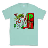 Seafoam Christmas Character Nurse Classic Tee - NancyCooperArtShop