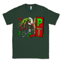 Sports Green Christmas Character Nurse Classic Tee - NancyCooperArtShop