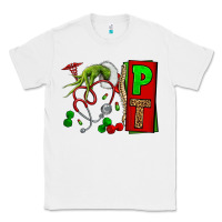 White Christmas Character Nurse Classic Tee - NancyCooperArtShop