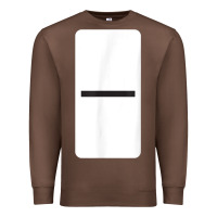 Chestnut Double Blank Dominoes Halloween Costume Domino Game Premium Sweatshirt - minhPixels