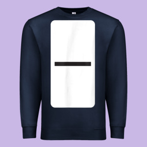 Double Blank Dominoes Halloween Costume Domino Game Premium Sweatshirt Designed By Minhpixels