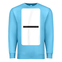Ocean Blue Double Blank Dominoes Halloween Costume Domino Game Premium Sweatshirt - minhPixels
