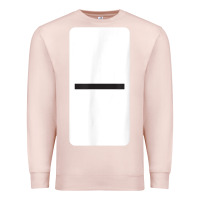 Pale Pink Double Blank Dominoes Halloween Costume Domino Game Premium Sweatshirt - minhPixels