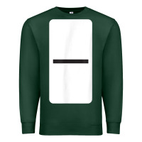 Sports Green Double Blank Dominoes Halloween Costume Domino Game Premium Sweatshirt - minhPixels