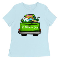 Baby Blue St Patrick's Day Truck Ladies Tee - Bettercallsaul