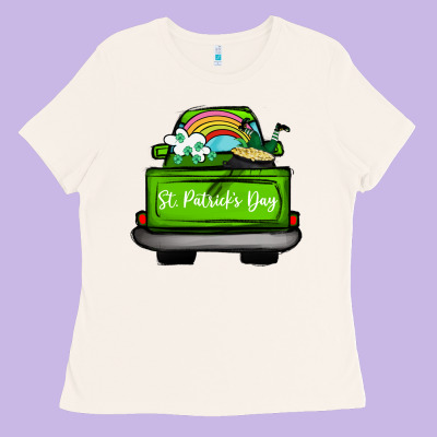 St Patrick's Day Truck Ladies Tee Designed By Bettercallsaul