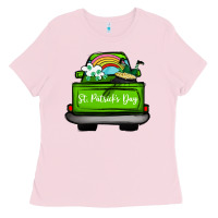 Bubblegum Pink St Patrick's Day Truck Ladies Tee - Bettercallsaul