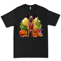 Black Halloween german shepherd Premium Tee - RanaPortraitStore