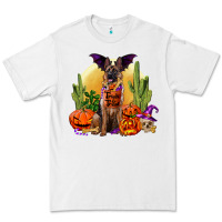 White Halloween german shepherd Premium Tee - RanaPortraitStore