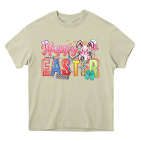 Mossy Happy Easter Nurse Heavy Core Tee - LillyAllenDesigns