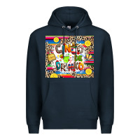 Navy Cinco de drinko Premium Hoodie - RanaPortraitStore