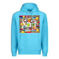 Ocean Blue Cinco de drinko Premium Hoodie - RanaPortraitStore
