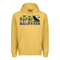 Antique Gold happy halloween Premium Hoodie - BundleAndBundleShop