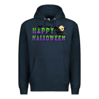 Navy happy halloween Premium Hoodie - BundleAndBundleShop