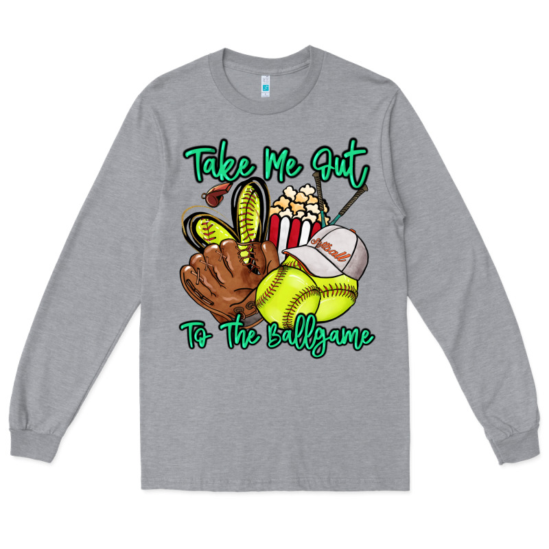 Take Me Out To The Ballgame Long Sleeve Tee by HowdyJamesFarm | Teevron