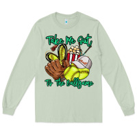 Matcha Take me out to the ballgame Long Sleeve Tee - HowdyJamesFarm