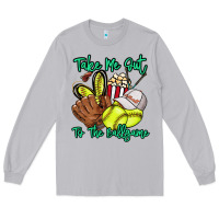 Moon Dust Take me out to the ballgame Long Sleeve Tee - HowdyJamesFarm