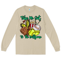 Mushroom Take me out to the ballgame Long Sleeve Tee - HowdyJamesFarm