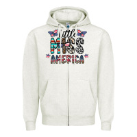 Little Miss America Zipper Hoodie | Teevron
