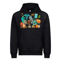 Black fall and nurse elements medical assistant Urban Hoodie - AdoDesignShop