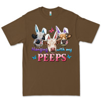 Cacao Hanging With My Peeps Cows Premium Tee - RanaPortraitStore