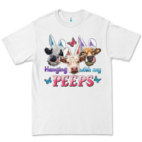 White Hanging With My Peeps Cows Premium Tee - RanaPortraitStore