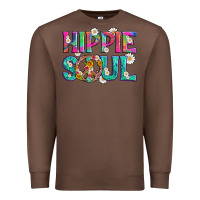 Chestnut hippie soul with tie dye and flowers Premium Sweatshirt - Artiststas