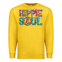 Lemon hippie soul with tie dye and flowers Premium Sweatshirt - Artiststas