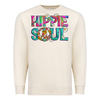 Sandshell hippie soul with tie dye and flowers Premium Sweatshirt - Artiststas
