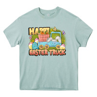 Arona Happy Easter truck Heavy Core Tee - LillyAllenDesigns