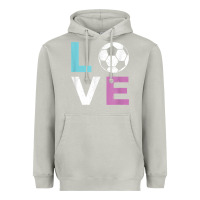 Moon Dust Soccer Gift for Girls Women I Love Soccer Vintage Heavyweight Hoodie - minhPixels