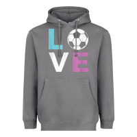 Storm Soccer Gift for Girls Women I Love Soccer Vintage Heavyweight Hoodie - minhPixels