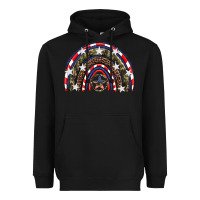 Black usa camouflage rainbow Heavyweight Hoodie - Artiststas