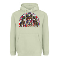 Matcha usa camouflage rainbow Heavyweight Hoodie - Artiststas